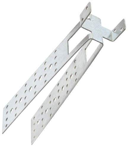 Wspornik łaty kalenicy typu blacha